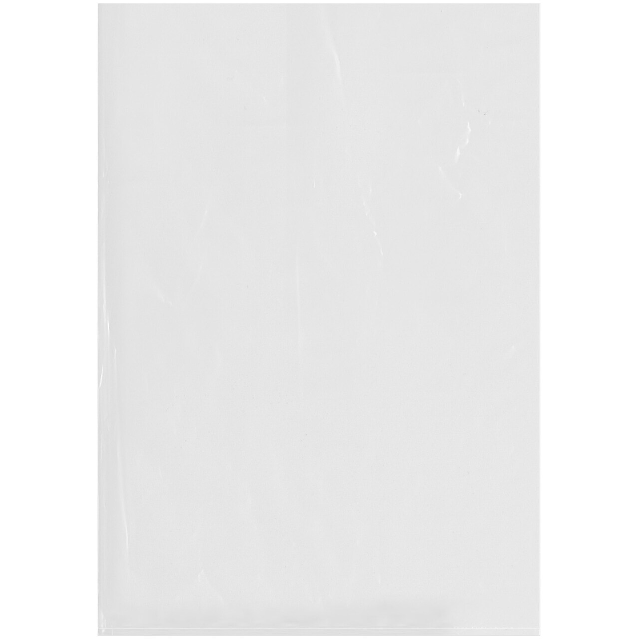 Plymor 14" x 20", 4 Mil Flat Open Clear Plastic Poly Bags